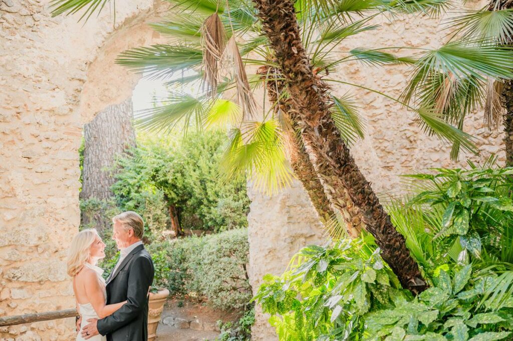 Honeymoon shooting in Villa Rufolo Ravello