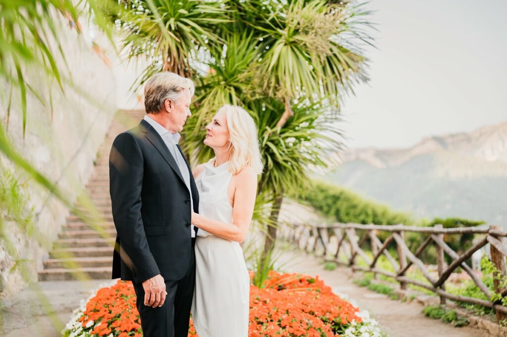 Honeymoon shooting in Villa Rufolo Ravello