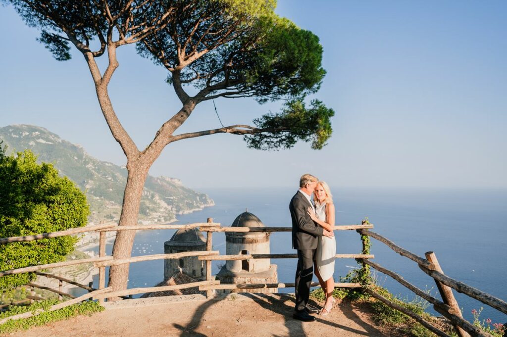 Honeymoon shooting in Villa Rufolo Ravello