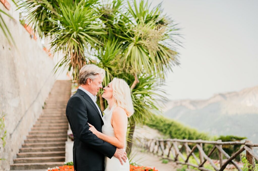 Honeymoon shooting in Villa Rufolo Ravello