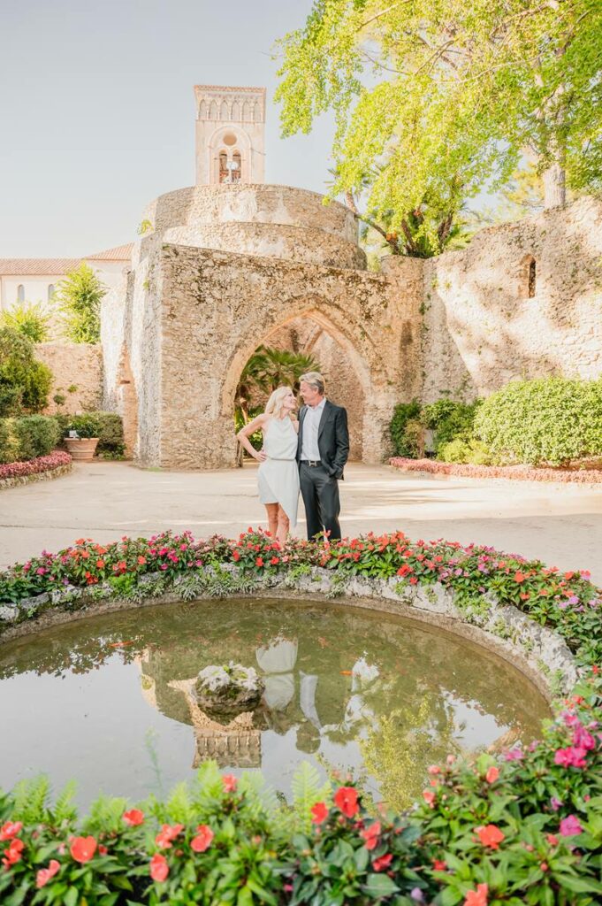 Honeymoon shooting in Villa Rufolo Ravello