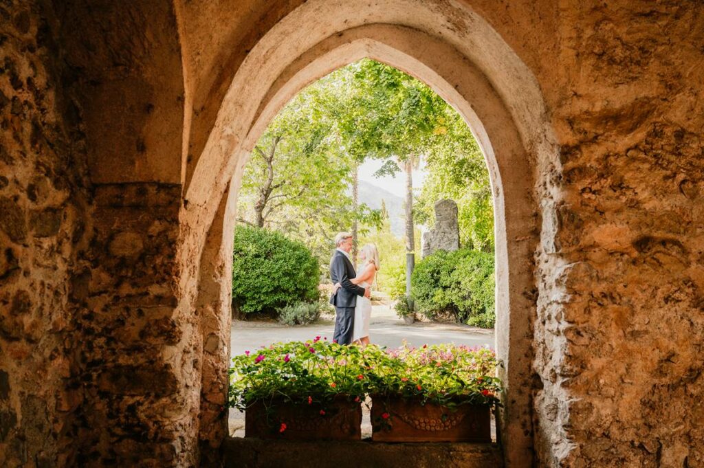 Honeymoon shooting in Villa Rufolo Ravello