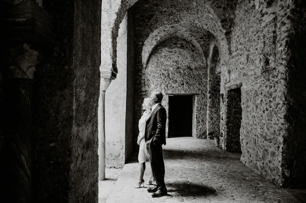 Honeymoon shooting in Villa Rufolo Ravello