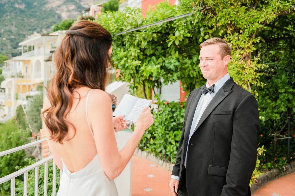 Intimate Elopement Hotel Maricanto Positano