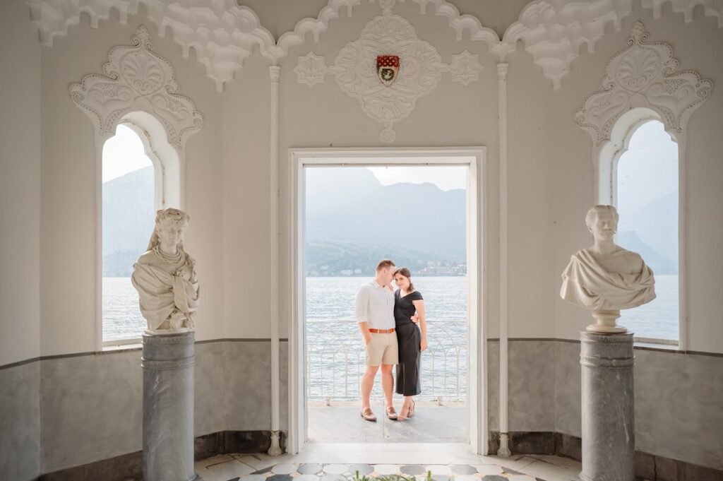 Lake Como engagement shooting