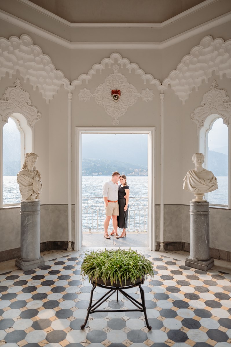 Lake Como engagement shooting