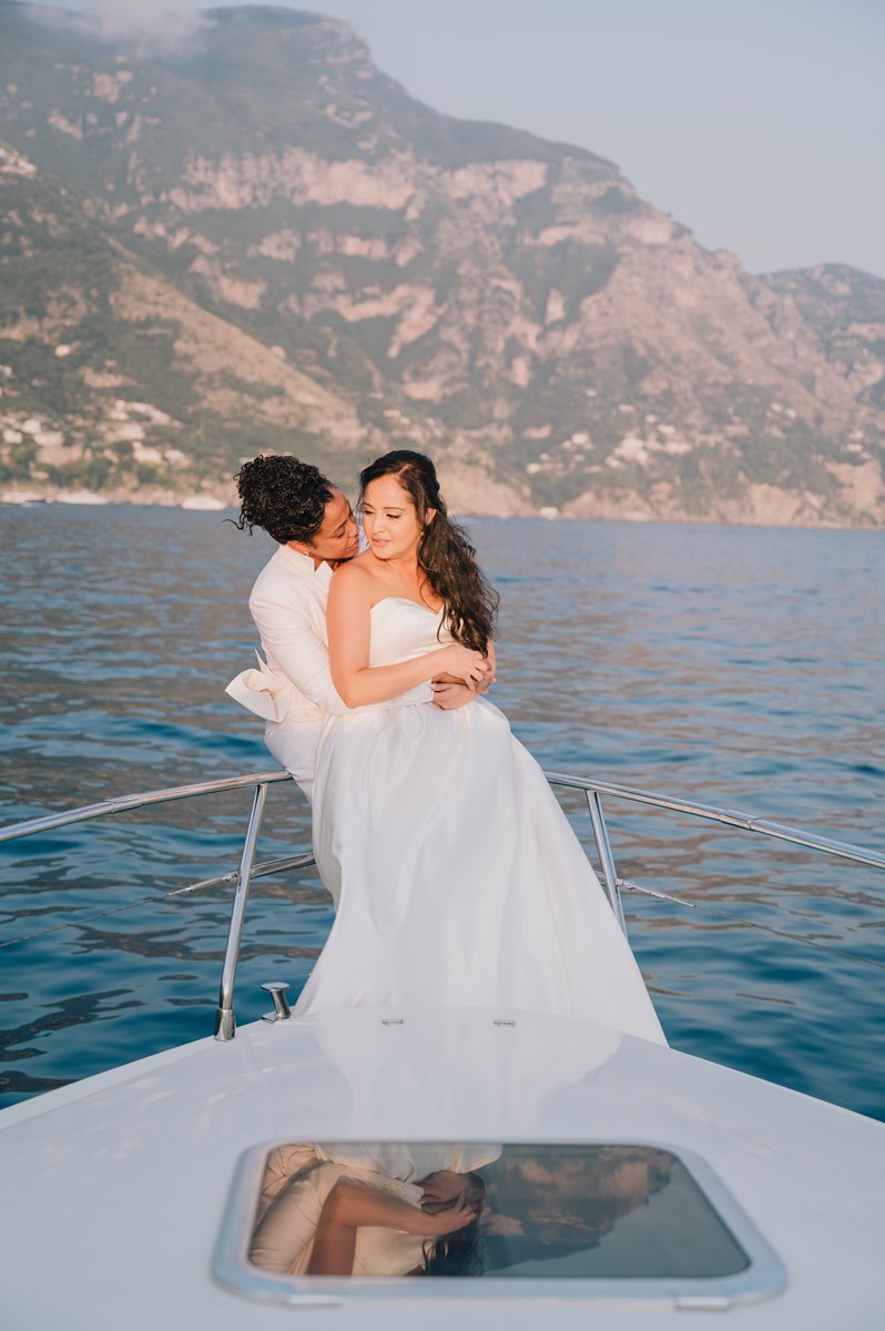 Symbolic wedding at Villa Magia Positano