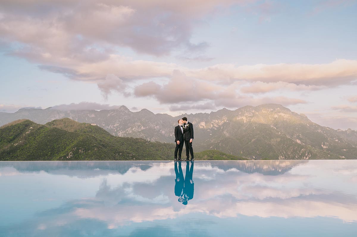 Intimate elopement Hotel Caruso Ravello