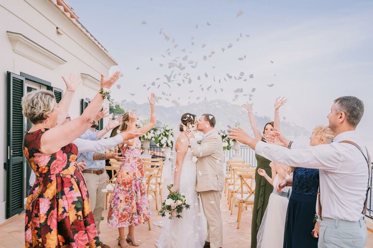 wedding at villa vettica amalfi coast